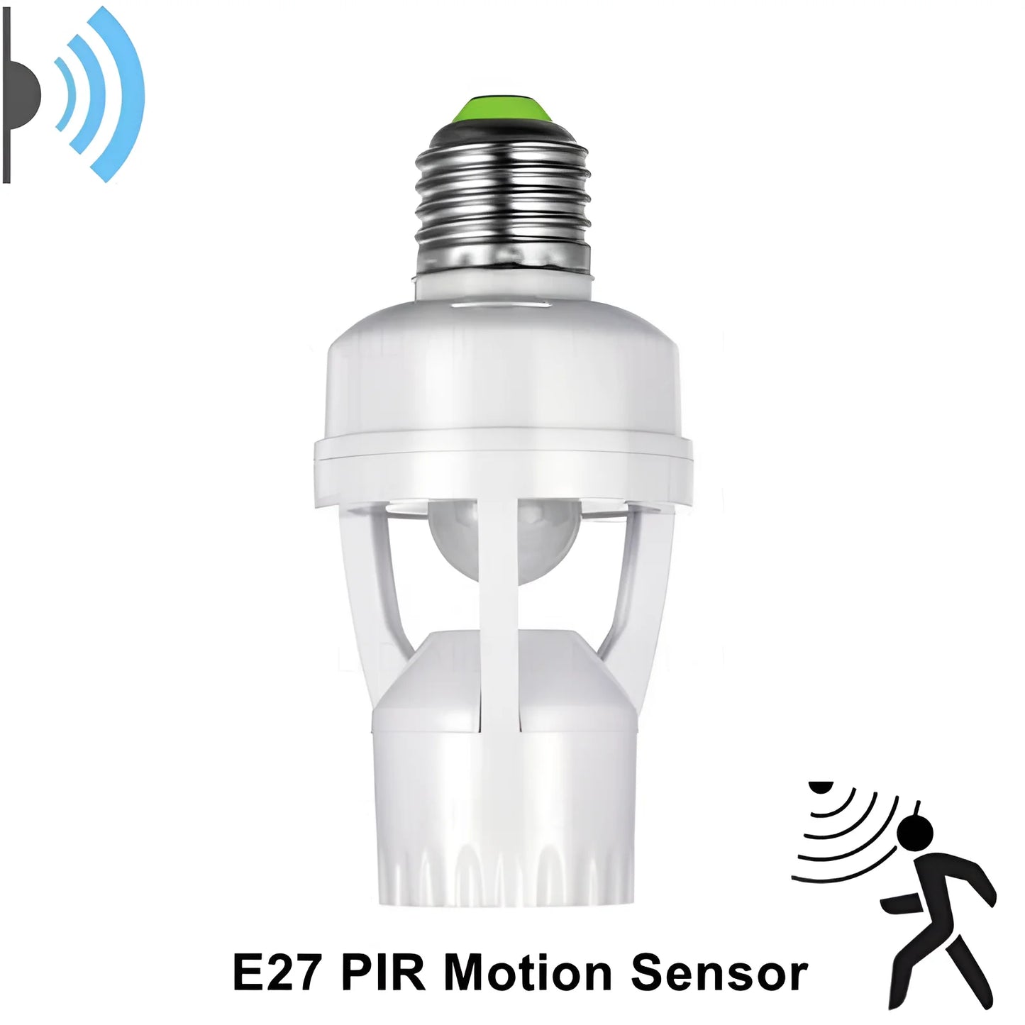 220V 110V Smart PIR Induction Infrared Motion Sensor E27 E14 LED lamp Base Holder With light Control Switch Bulb Socket Adapter